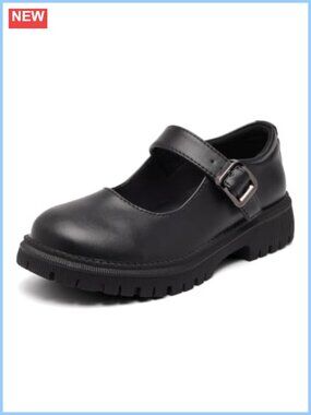 Mary Jane Shoes Women Vegan Leather Oxford Dress Flats Buckle Strap